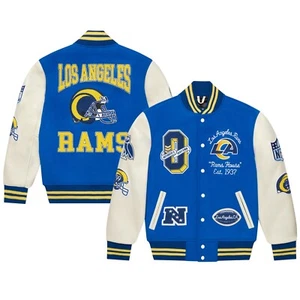 OVO NFL Los Angeles LA Rams Varsity Jacket Medium - October's Very Own Authentic - Picture 1 of 12