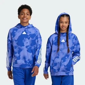 ADIDAS UNISEX HOODIE POLY/COTTON art. IX3634 mod. J FUTURE ICONS AOP H - Picture 1 of 6