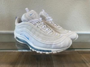 Scarpa sneakers NIKE ID BY YOU AIR MAX 97 uomo 11 BIANCO BLU RIFLETTENTE DJ3181 991 - Foto 1 di 7
