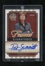 2010-11 Panini Hall Of Fame Famed Signatures Pat Summitt AUTO 270/599