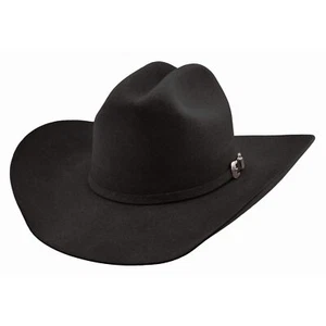Justin Men's Bent Rail 6X Dylan Black Felt Cowboy Hat JF0657DYLA-BLK - Picture 1 of 9
