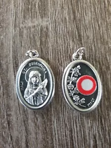 Saint Philomena, Third Class Relic Medal, 22mm. Italy. - Foto 1 di 1
