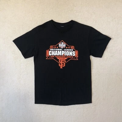 Camiseta de campeones de la Liga Nacional 2012 de los Gigantes de San Francisco para hombre talla pequeña Foto 1 de 4