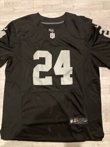 Nike on Field NFL Raiders Marshawn Lynch #24 Stitched vintage Jersey size 52