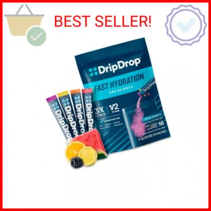 DripDrop Hydration - Bold Variety Pack - Electrolyte Drink Mix Single Serve Hydr - Picture 1 of 2