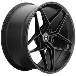 19" HRE FF11 Black 19x8.5 Forged Concave Wheels Rims Fits Volkswagen GTI MK7 - Picture 1 of 12