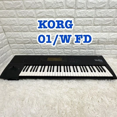 Korg 01/W FD 61-Key Music Workstation Synth w/ Original Hard Case Japan - Image 1 of 4