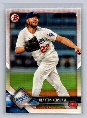 2018 Topps Holiday Bowman #TH-CK Clayton Kershaw - Image 1 of 2