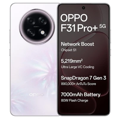 Oppo F31 Pro+ 5G (Festival Pink, 12GB RAM 256GB ) Dimensity 7300 Processor - image 1 of 4