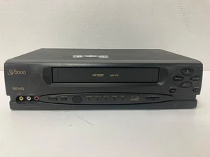 Vintage Philips SV2000 (SVA106AT22) 4-Head VHS VCR Player (Tested Working) - Picture 1 of 7