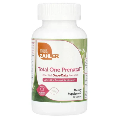 Total One Prenatal™,每日必需一次产前,60 粒 — 第 1/2 张图片