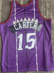 Vince Carter Signed Autograph Mitchell & Ness Authentic Raptors Jersey PSA/DNA - Picture 1 of 4