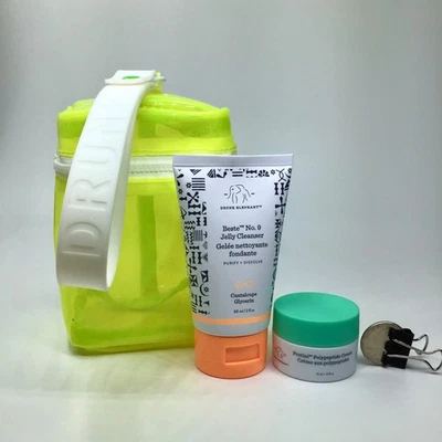 Drunk Elephant BUNDLE: Protini Cream 5ml + Beste Cleanser 2oz + Jelly Pouch! New - Image 1 of 4