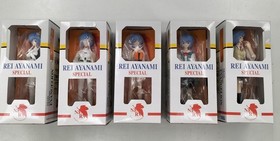 Neon Genesis Evangelion Figure Set of Five Model Ayanami Rei Special Prize (SEGA