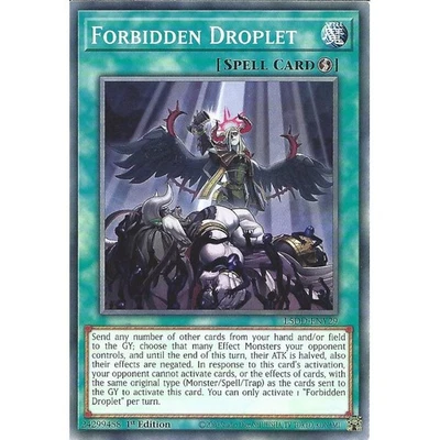 L5DD-ENY29 Forbidden Droplet : Common Card : 1st Edition YuGiOh TCG - Image 1 of 2