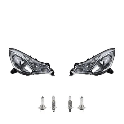 Scheinwerfer Set Halogen passend für Citroen C3 DS3 09- mit H7 H1 Links & Rechts - Bild 1 von 4