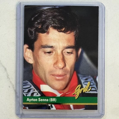 1992 Grid Motorcard Formula 1 F1 Ayrton Senna #34 - Image 1 of 2