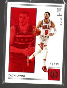 2018-19 Panini Encased ZACH LAVINE /99 #27 Chicago Bulls SP - Bild 1 von 2
