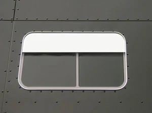 Peterbilt 379 Sleeper Side Window Chopped Trim Pair # 14321 - Picture 1 of 2