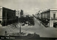 Cartolina di Lecce, viale alberato - 1952