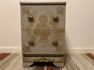 Design Kommode Retro Unikat Handarbeit 63x40x40 cm - Bild 1 von 9
