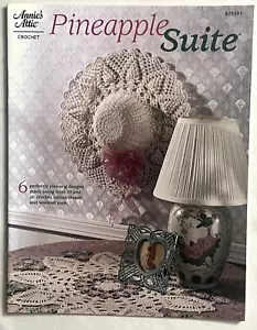 Pineapple Suite Crochet Patterns Book Afghan Doily Curtain Pearl Beaded Bag Hat+ - Picture 1 of 2
