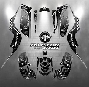 Yamaha Raptor 660 2001-2005 Full Graphics kit Stikers Decals - Picture 1 of 4