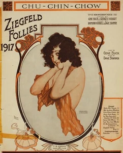 13338.Decor Poster.Home wall.Room interior vintage art design.1917 Pinup girl - Picture 1 of 1