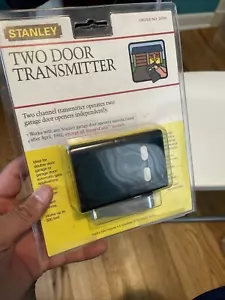 Stanley Two Door Transmitter Operates 2 Diff. Garage Doors - New Factory Sealed - Picture 1 of 12