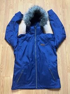 Columbia Ski Jacket Womens Large L  Blue Interchange Hooded Snowboarding - Picture 1 of 13