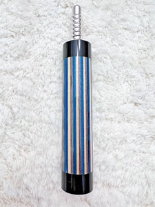 AUF LAGER, Jacoby 4" radiale Queue-Verlängerung mittig (blau/grün/grau) - Bild 1 von 5