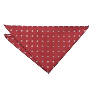 Pañuelo cuadrado de bolsillo formal margarita floral rojo de DQT - Imagen 1 de 2