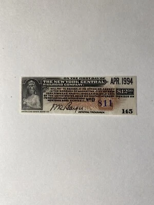US Currency Railroad Admission Ticket $12.50 1994 - Image 1 of 2