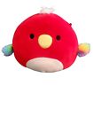 Squishmallows Paco The Parrot Stuffed Animal Plush 8" Bird Colorful Red