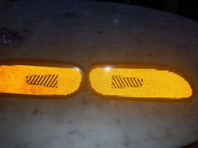 Par de marcadores ámbar parachoques delantero Mitsubishi eclipse 1995-1999 diestro derecho diestro D38 Foto 1 de 4