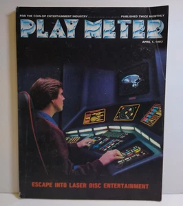 Play Meter Magazine April 1983 Pinball & Arcade Ads Millipede Star Trek Atari - Picture 1 of 12