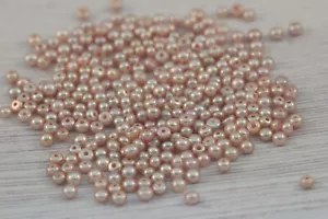 Perline perle d'acqua dolce rosa naturale 3-3,5 mm sciolte mezzo foro cabine 20 pezzi - Foto 1 di 2