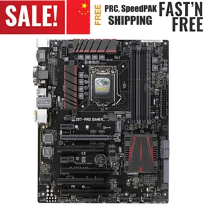 For X99 ASUS Z97-PRO GAMER Motherboard LGA1150 DDR3 PCIE3.0 SATA3 On-Board Audio - Picture 1 of 15