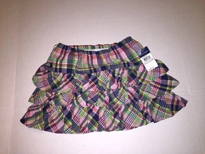 Brand New- Ralph Lauren Pleated Plaid Short Skirt Girls (Size 12) - Picture 1 of 3