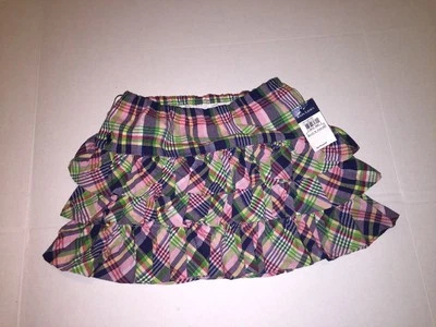 Brand New- Ralph Lauren Pleated Plaid Short Skirt Girls (Size 12) - Image 1 of 3