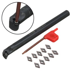 S12M-SDUCR07 12mm Lathe Boring Bar Turning Tool Holder + DCMT0702 Carbide-Insert - Picture 1 of 7