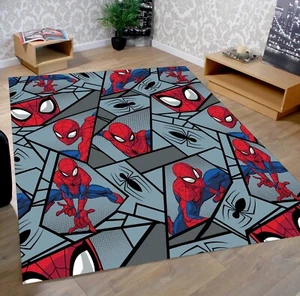 Spider Man Carpet, Spider Man Rug, Spiderman Rug, Spiderman Pattern Rug - Picture 1 of 9
