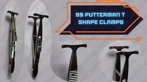 1 Pz PUTTERMAN T-Shape Morsetto Acciaio Inox Riutilizzabile Chirurgico Oftalmico Inst - Foto 1 di 15