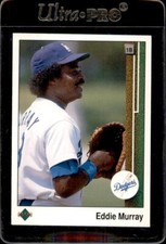 1989 Upper Deck #763 Eddie Murray Los Angeles Dodgers - Nice Card!