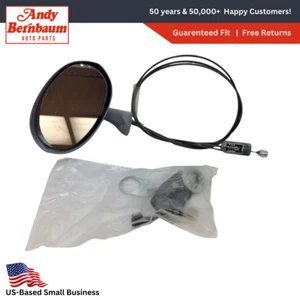 1970-1976 Dodge Left Remote Control Racing Prime Door Mirror Package 3695506 NOS - Picture 1 of 8