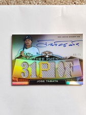 2011 Topps Triple Threads Future Phenoms Gold Purple 40/75 Jose Tabata #106 Auto