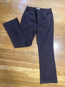 Christopher & Banks Size 6 Brown Womens Wide Leg Pant Cotton - Picture 1 of 3