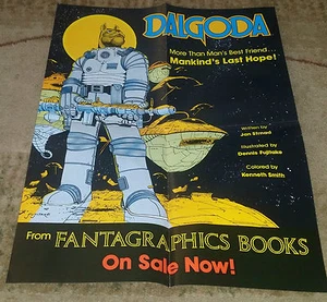 PÓSTER DALGODA (~16"" X 22") LIGERAMENTE DESGASTADO - ORIGINAL - VINTAGE - Imagen 1 de 1