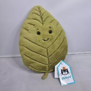 BNWT Jellycat - Little Woodland Beech Leaf - Soft Plush Toy Retired 7" RARE - Picture 1 of 6