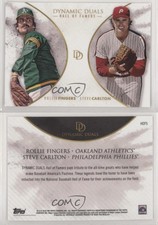 2018 On Demand Dynamic Duals Hall of Famers Rollie Fingers Steve Carlton HOF
